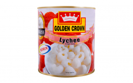 Golden Crown Lychee in Sugar Syrup   Tin  3.1 kilogram